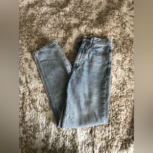 SLVRLAKE High Rise Straight Ankle Jeans - 24